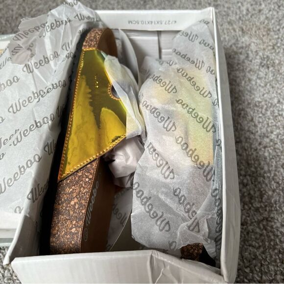 Weeboo Neon Bronze comfort sandal - Picture 6 of 7